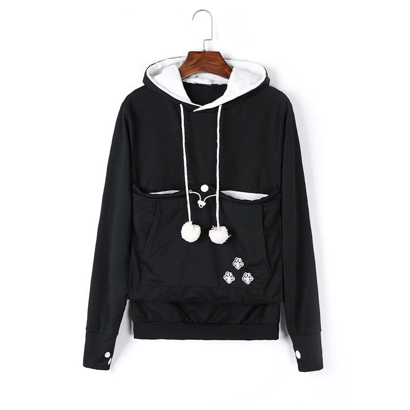 Kim - Pull uni avec bonnet animal