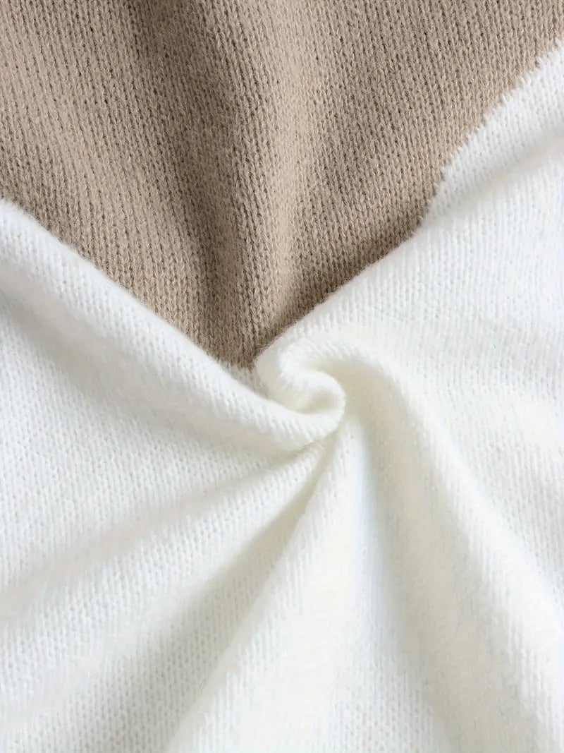Ashley – pull décontracté à blocs de couleurs