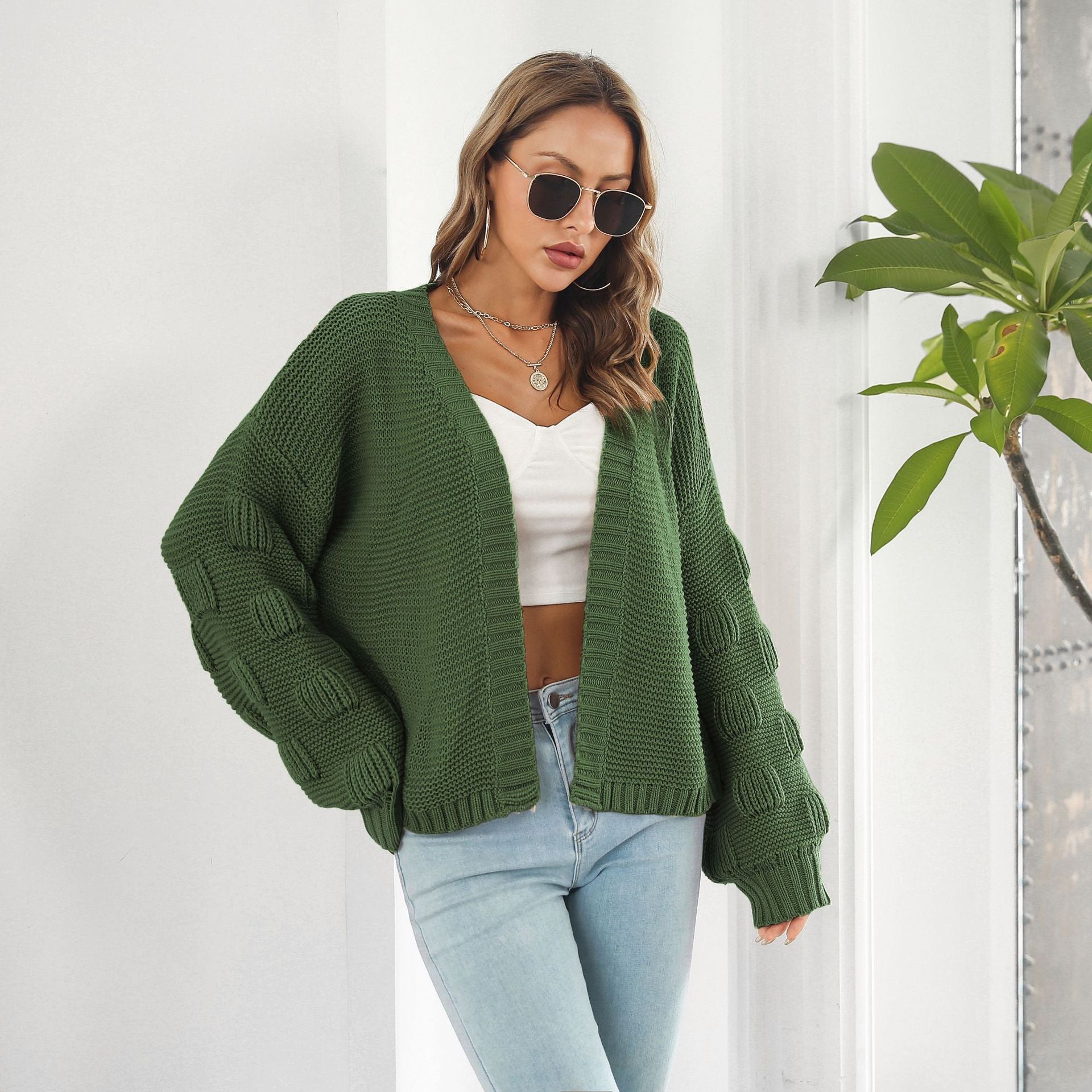 Yunel | Cardigan chic et confortable à manches bouffantes
