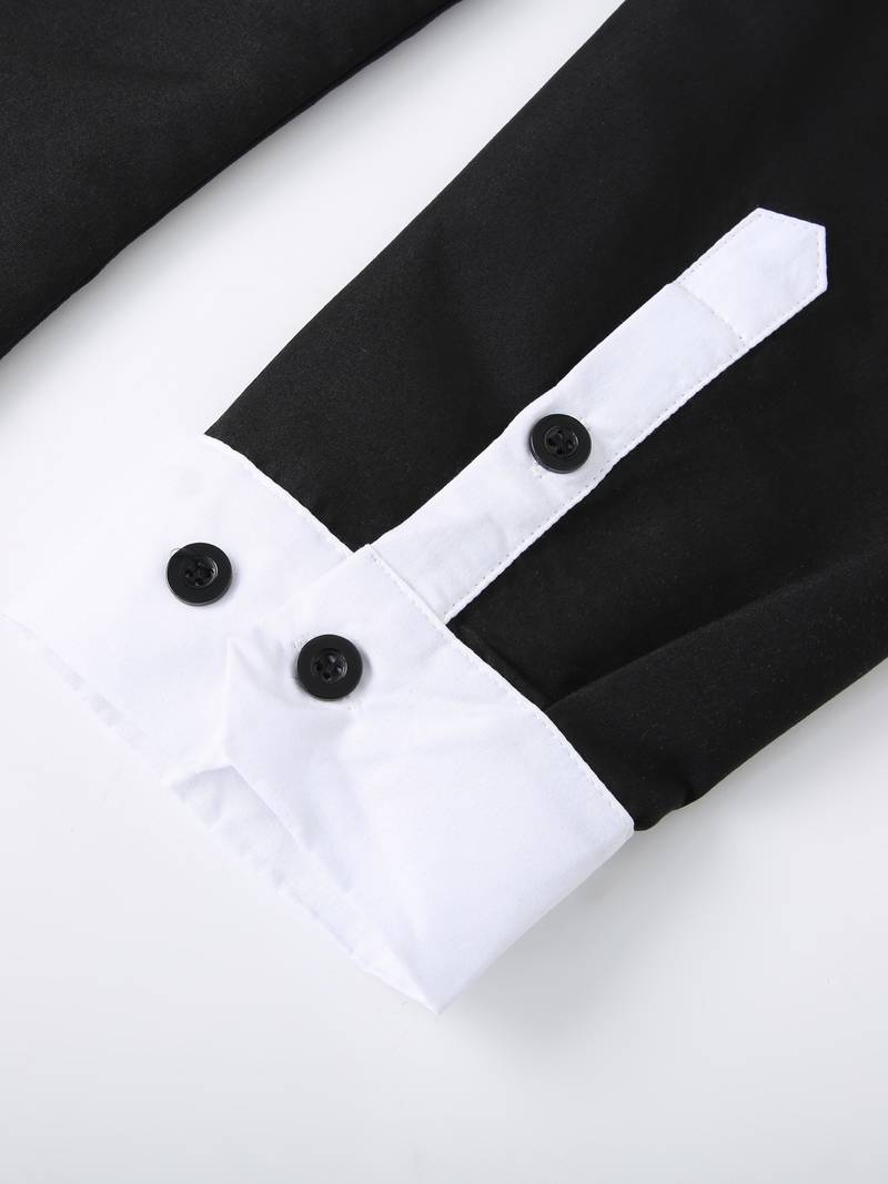 Anthony – chemise décontractée boutonnée contrastée pour homme