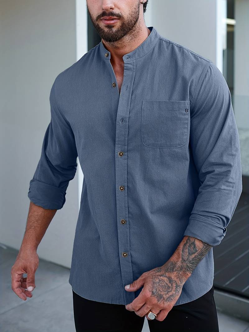 Anthony – chemise boutonnée décontractée pour homme