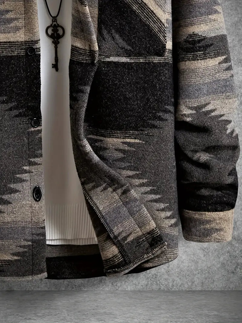 Zachary – veste à motifs géométriques pour homme