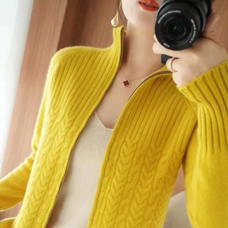 Cardigan | Kaschmir-Strickjacke mit Kordel