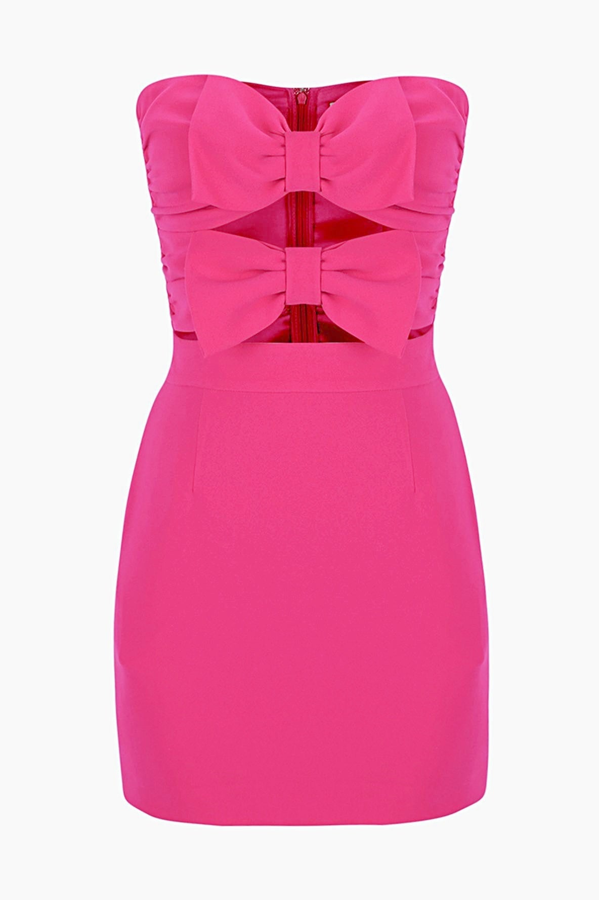Mignon Mini-Tube-Kleid mit Cut-Out und Schleife