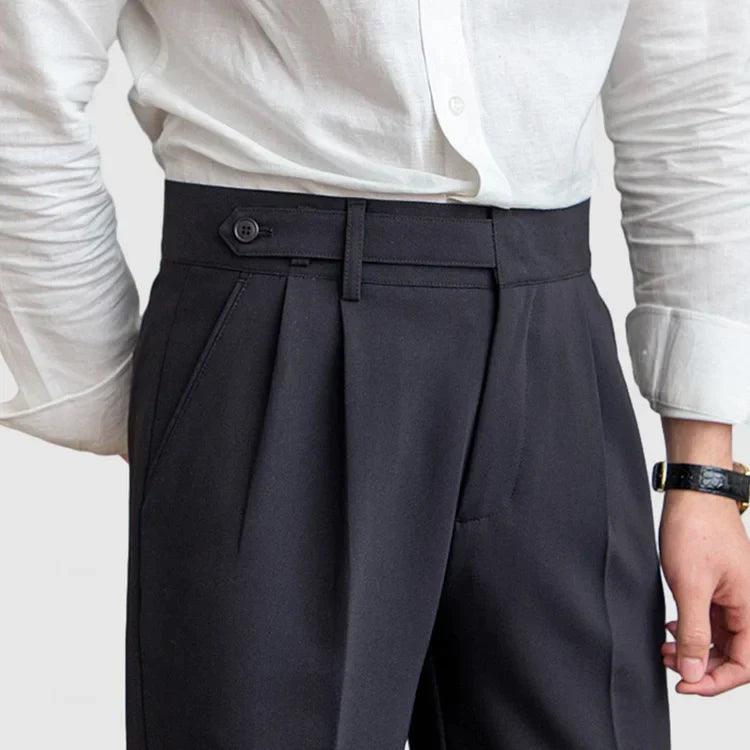 Oscar - pantalon de costume droit taille haute