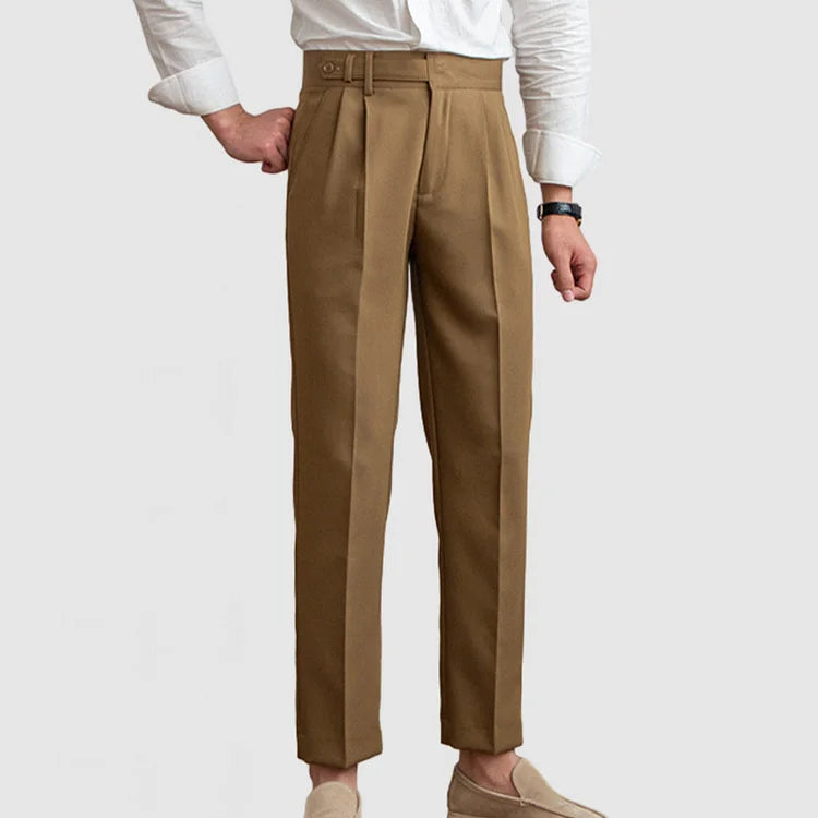Oscar - pantalon de costume droit taille haute