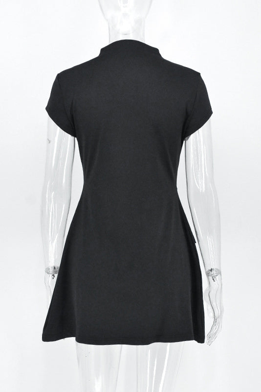 Thea Minikleid - Schwarz