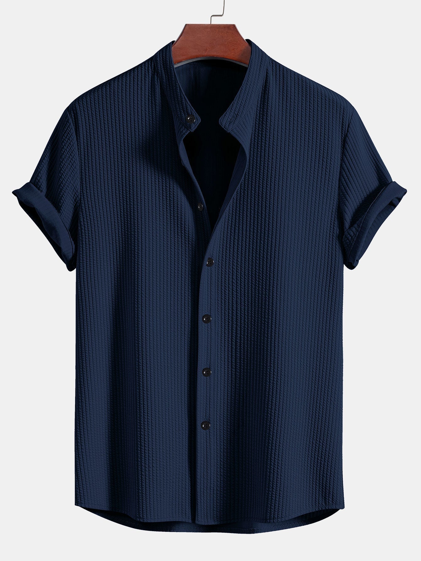 Cyrus | Chemise homme à col montant