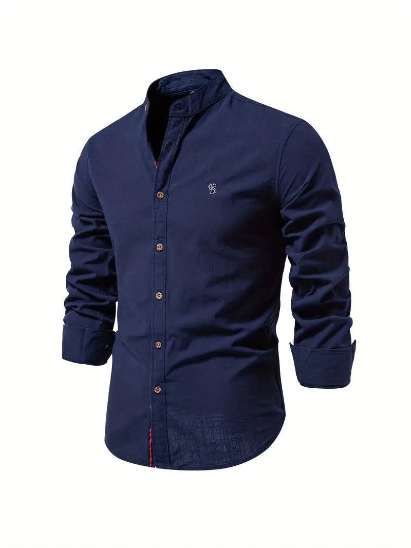 Benjamin – chemise boutonnée à manches longues pour le printemps