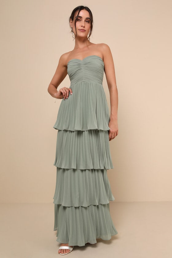 Jasmin™ - Elegantes, trägerloses Maxikleid