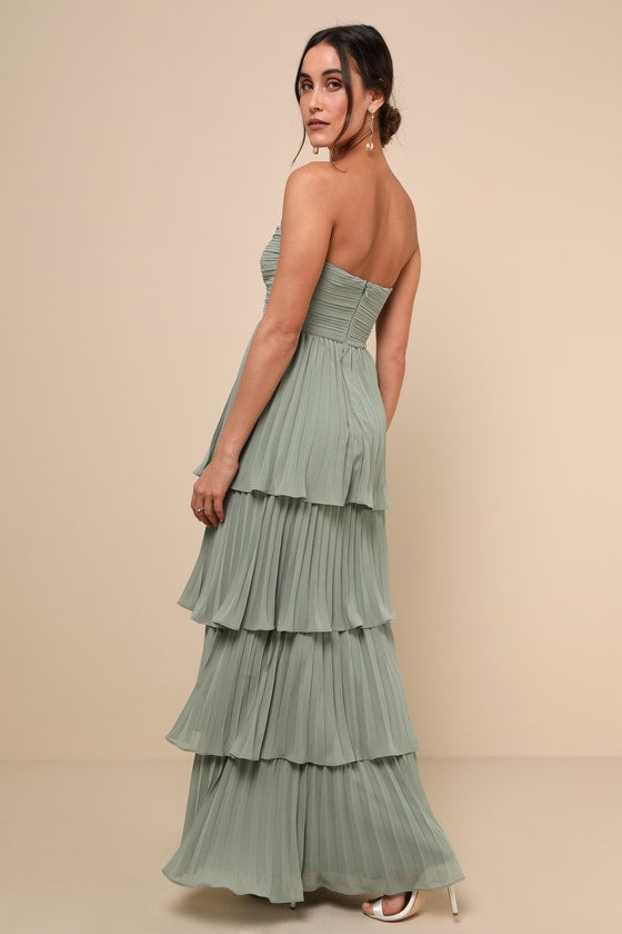 Jasmin™ - Elegantes, trägerloses Maxikleid