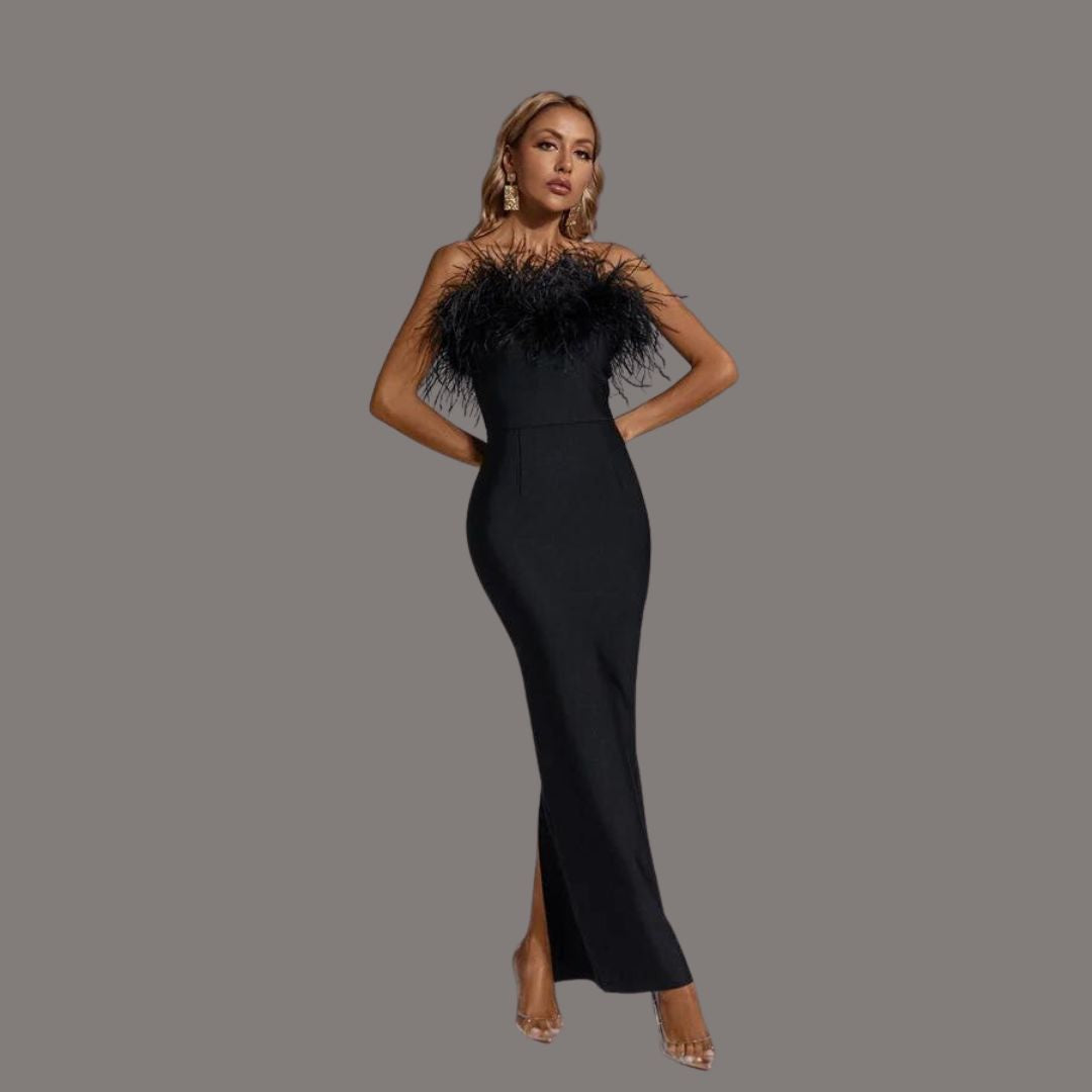 Lucille | Robe élégante à pompons