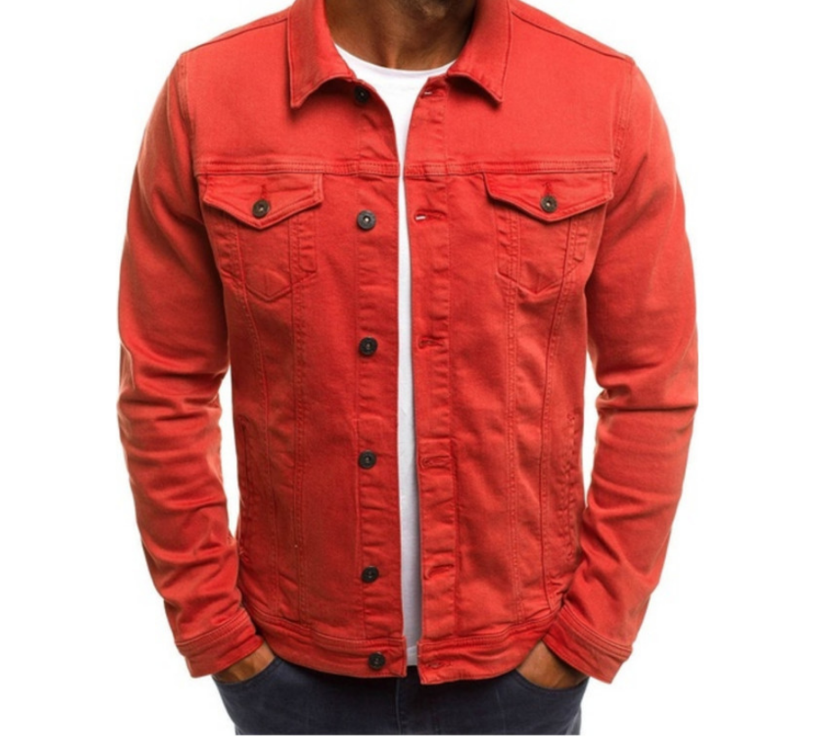 Domin - Bunte Jeansjacke für Herren