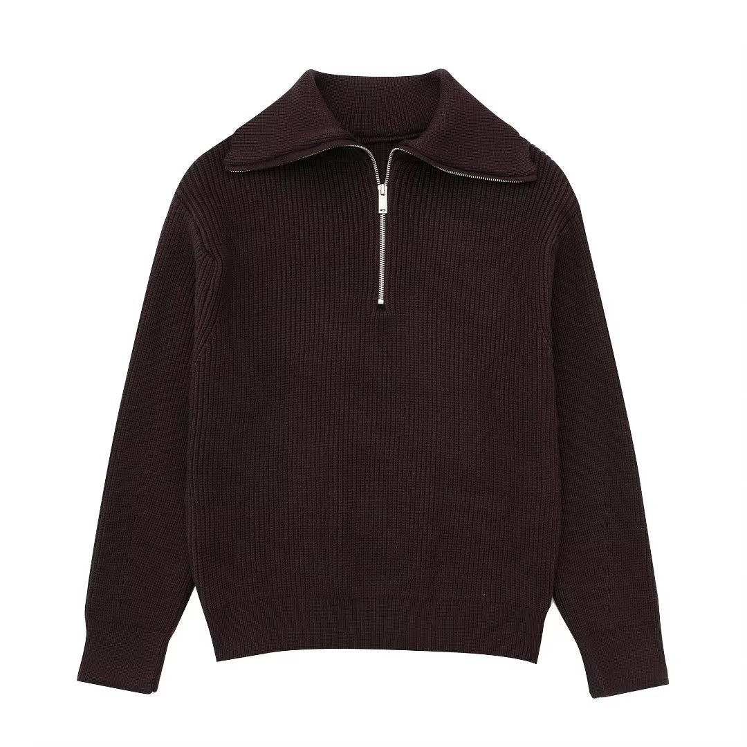 Pull Holly à quart de zip
