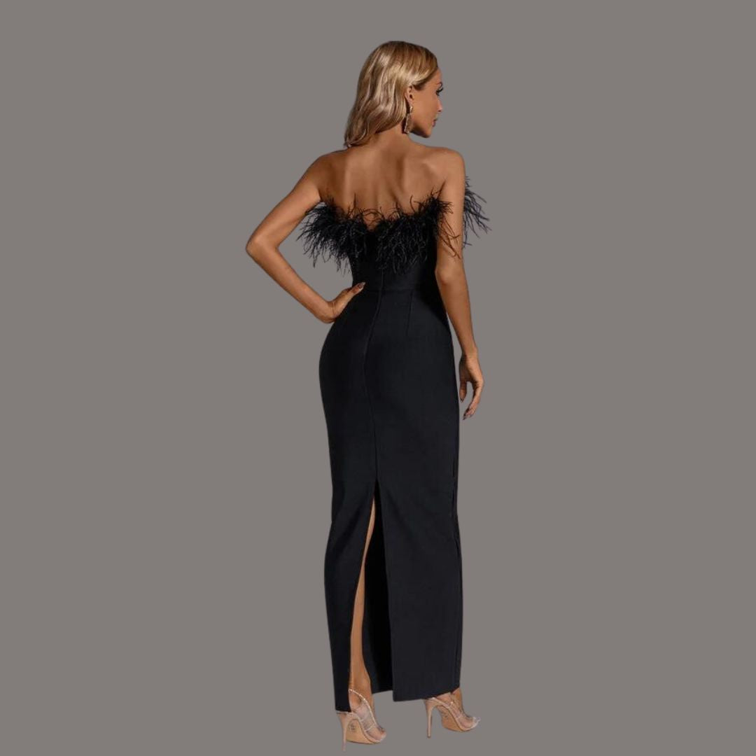 Lucille | Robe élégante à pompons