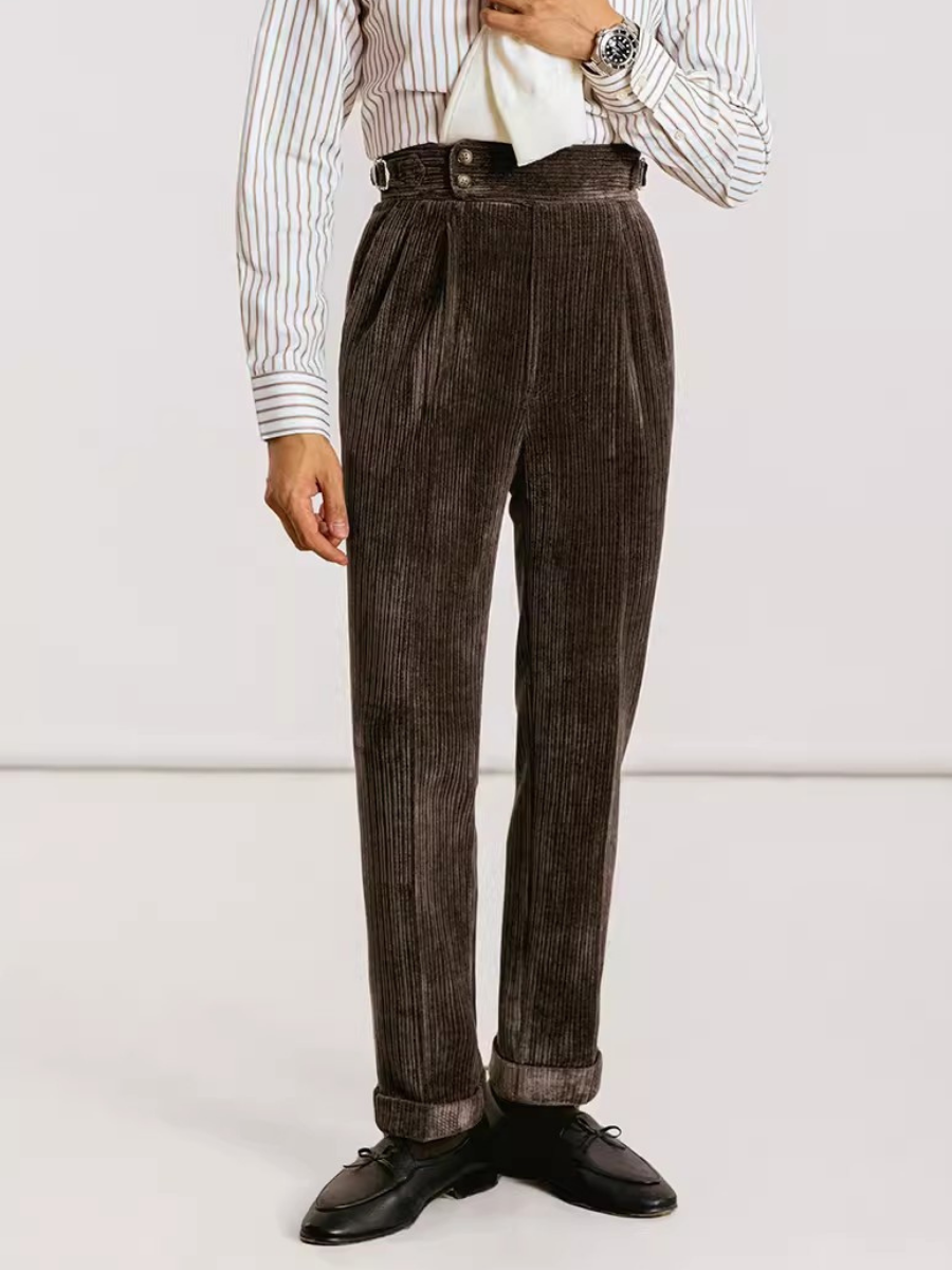 Pantalon en velours côtelé Roma