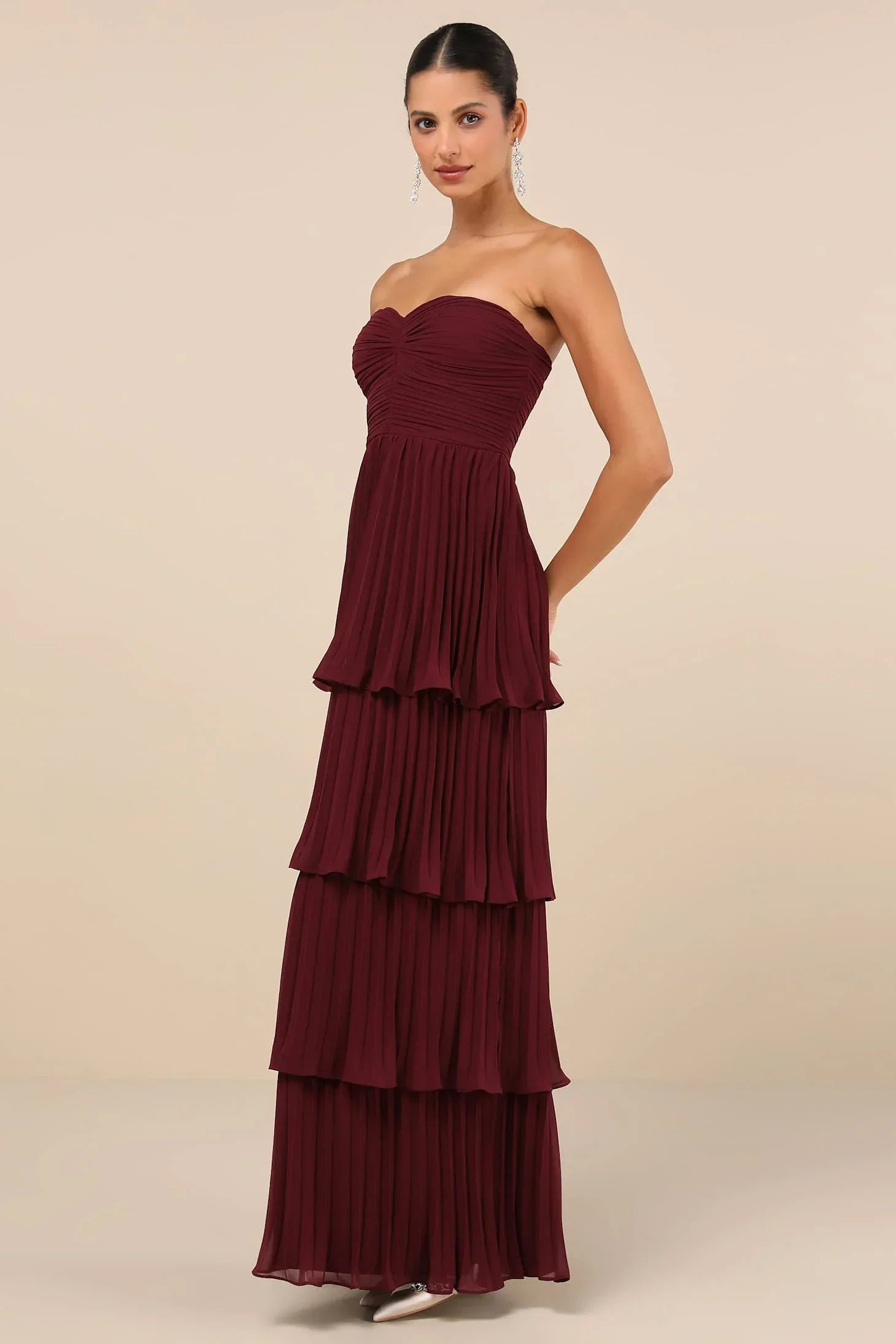Jasmin™ - Elegantes, trägerloses Maxikleid