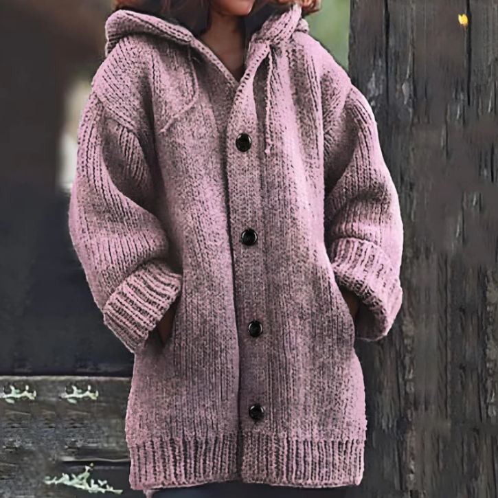 Xénora | Veste longue à capuche
