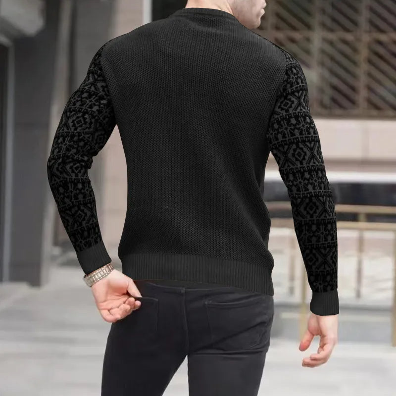 WinterEssentials - Pull col roulé homme hiver