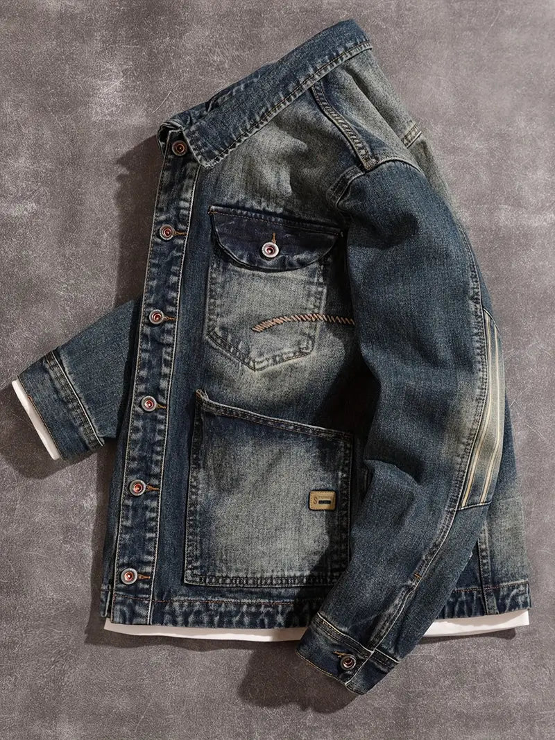 William – veste vintage décontractée pour homme