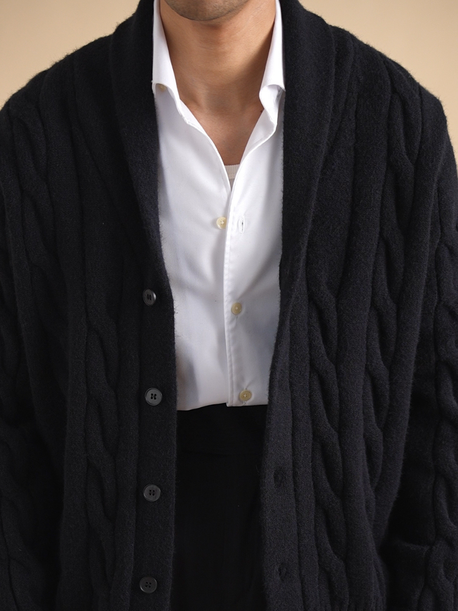 Cardigan col châle Bellachicha pour homme