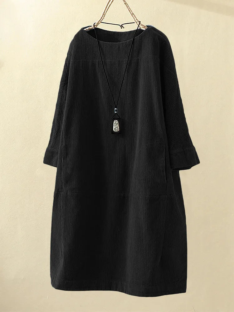 Airène | robe en velours côtelé