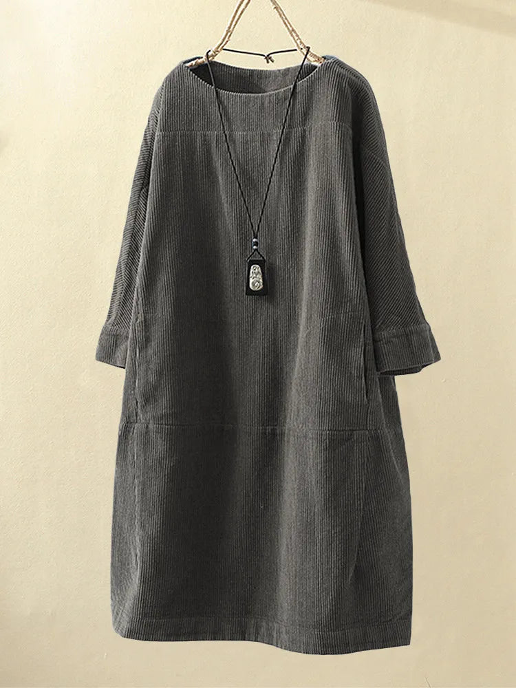 Airène | robe en velours côtelé