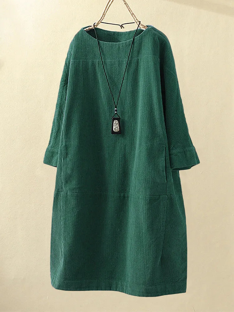 Airène | robe en velours côtelé