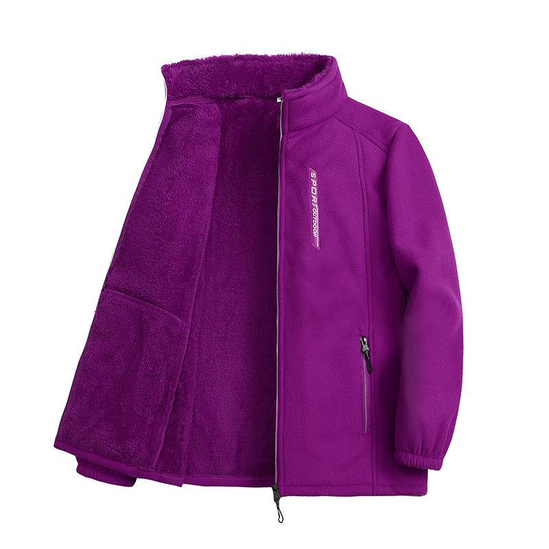 Leichte Damen-Zip-Jacke, perfekt für draußen, Fleece-Weste
