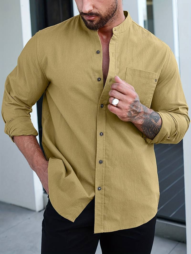 Anthony – chemise boutonnée décontractée pour homme