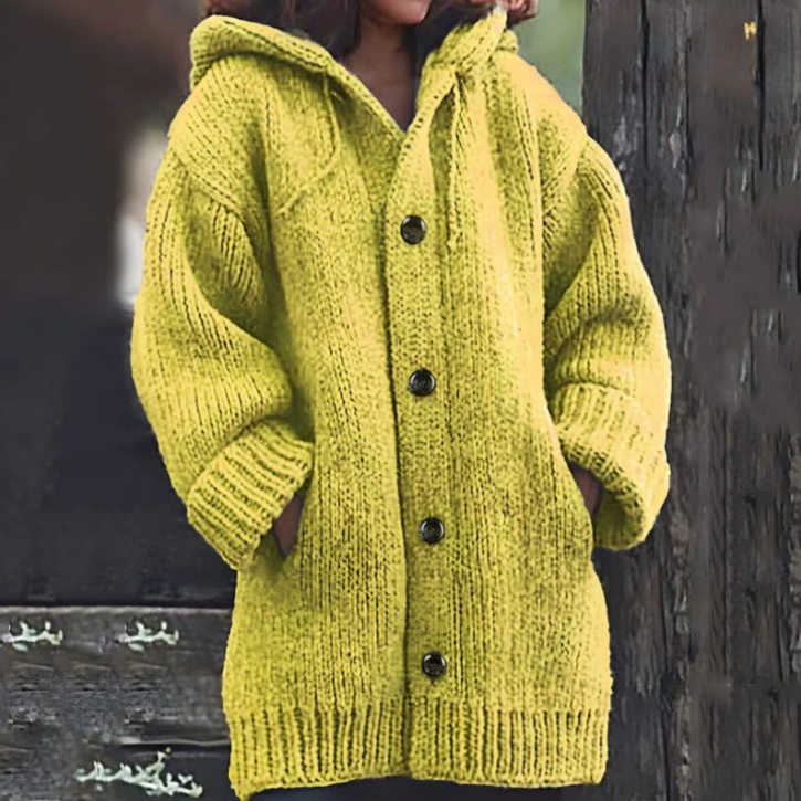 Xénora | Veste longue à capuche