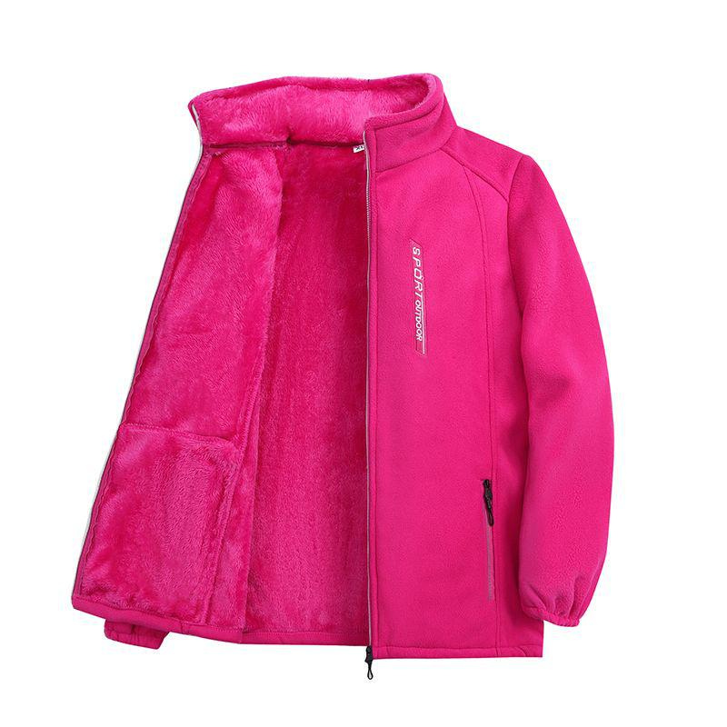 Leichte Damen-Zip-Jacke, perfekt für draußen, Fleece-Weste