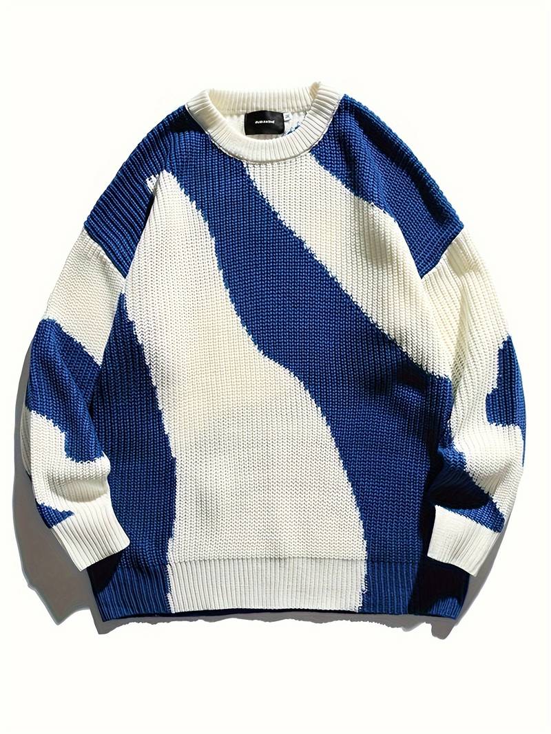 William – pull col rond élégant pour homme