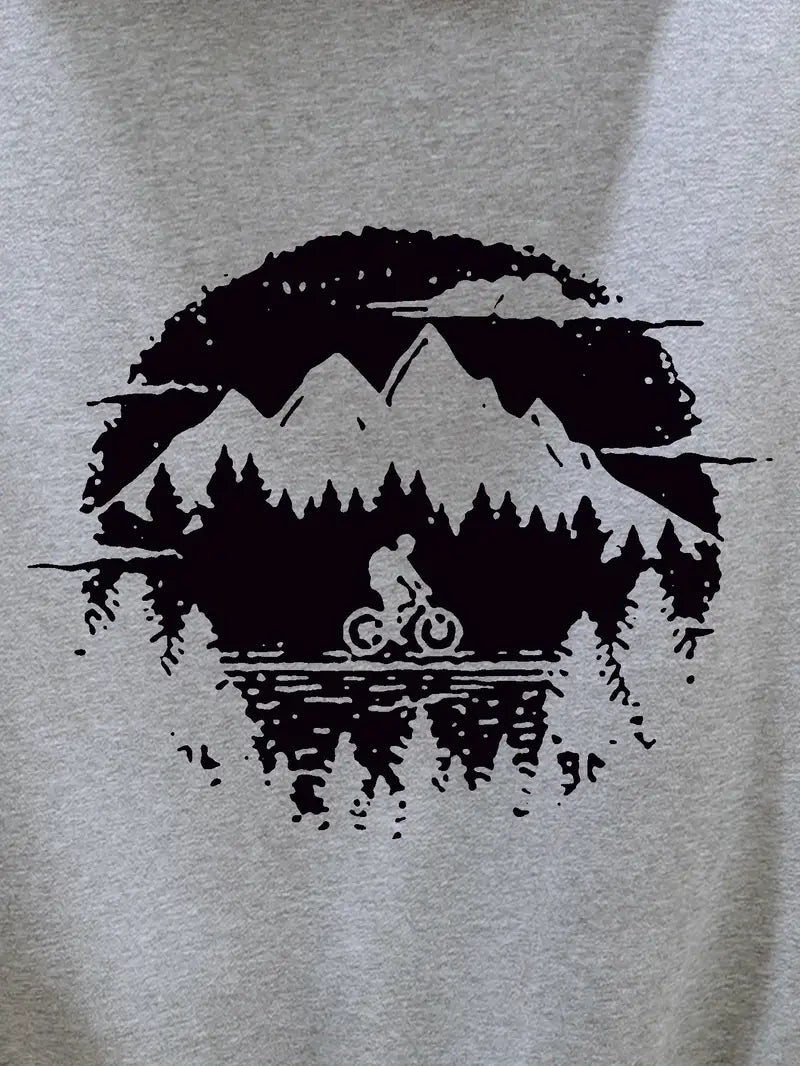 Victor – Sweat à capuche graphique décontracté pour homme