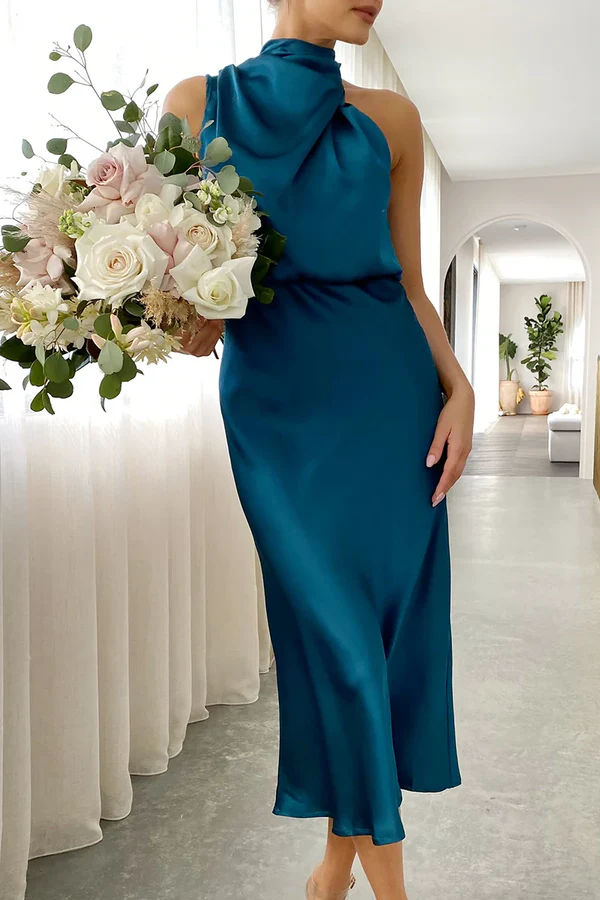 Esther Maxikleid - Blaugrün