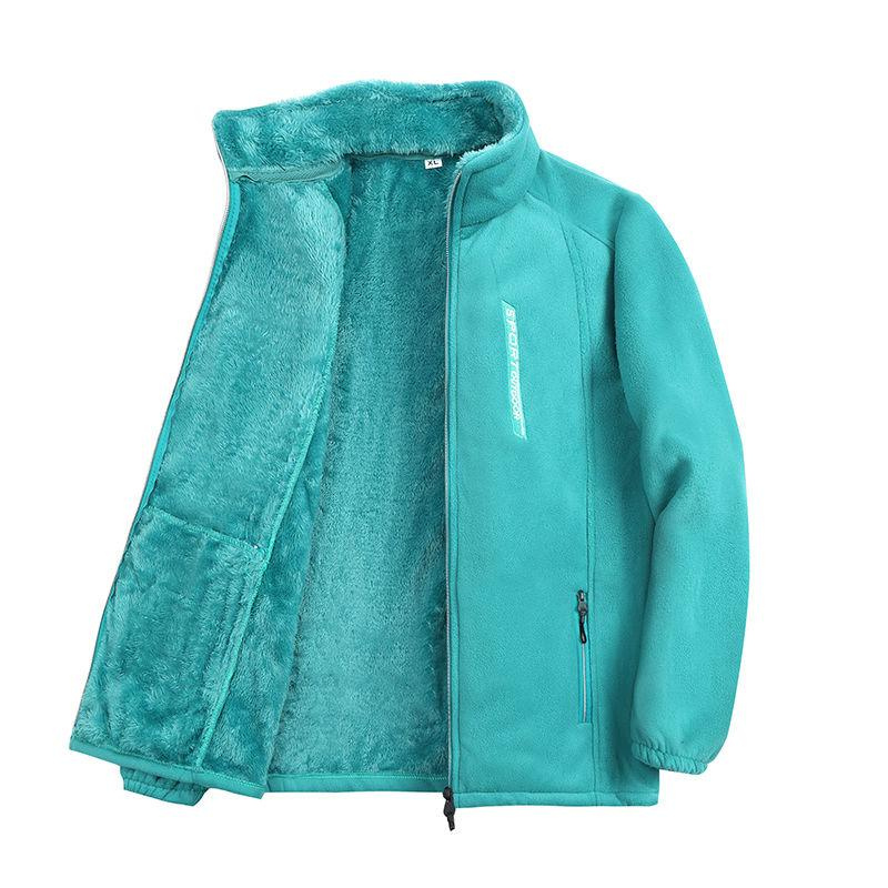 Leichte Damen-Zip-Jacke, perfekt für draußen, Fleece-Weste