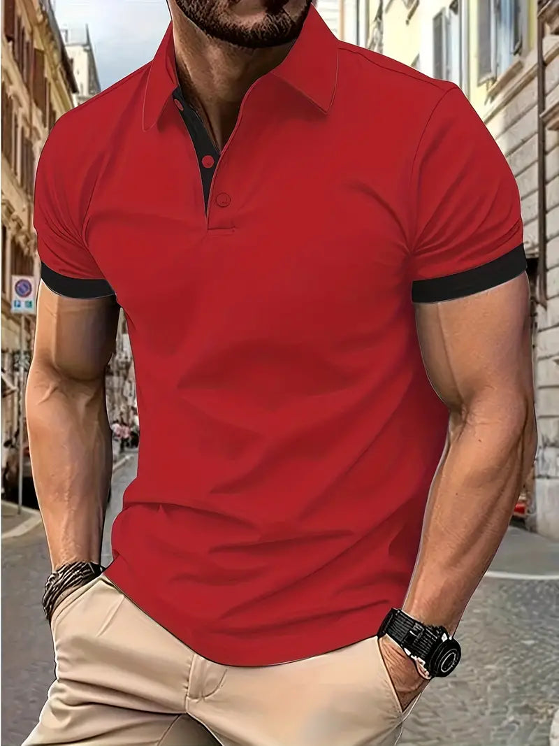 William – chemise colorblock décontractée pour homme
