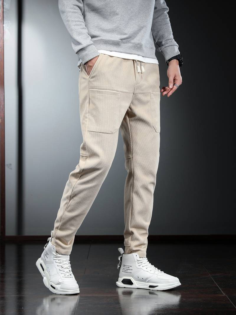 Justin – pantalon de jogging élégant avec poches pour homme