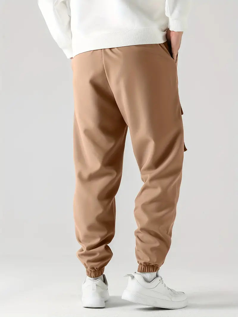 John – Pantalon cargo à cordon pour homme