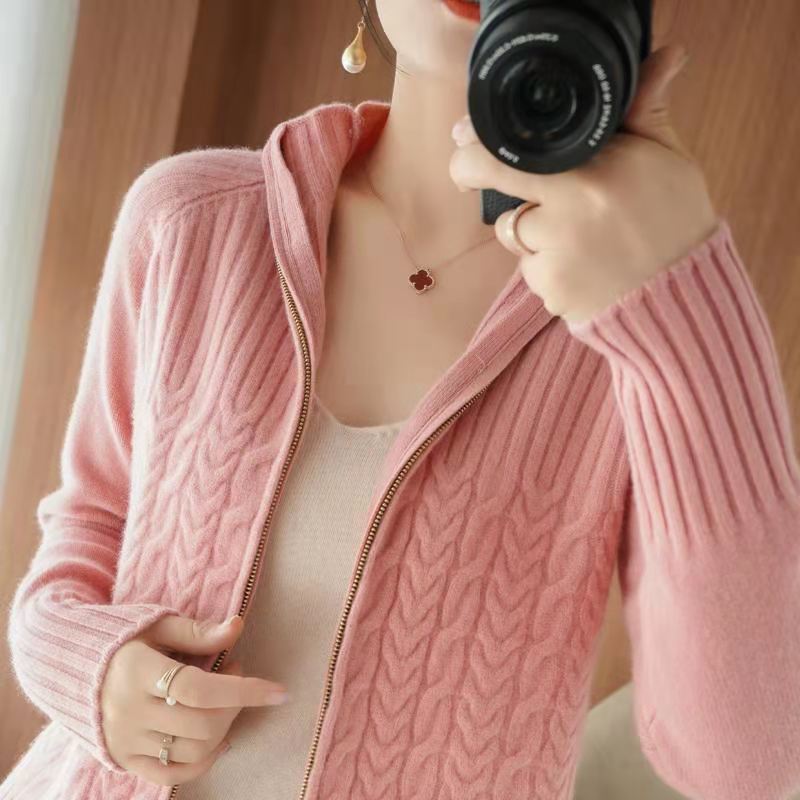 Cardigan | Kaschmir-Strickjacke mit Kordel