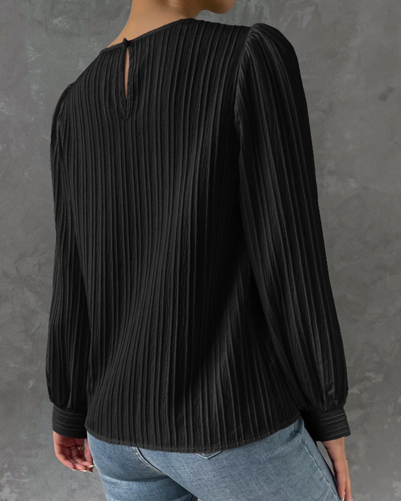 Bellachicha – Bluse mit Rundhalsausschnitt