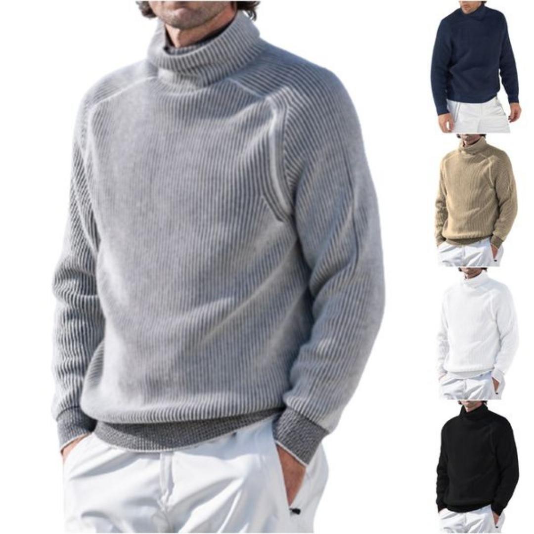 Edu - Pull col roulé Elite Elegance