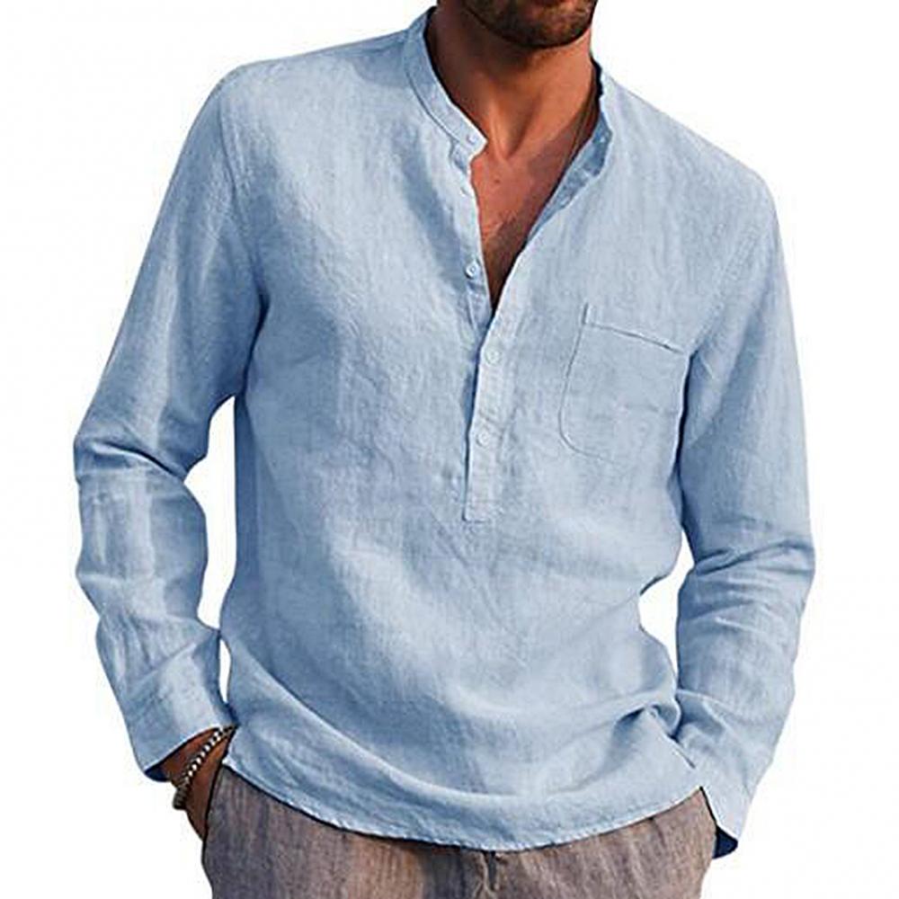 Andreas - Chemise d'été décontractée avec poche poitrine