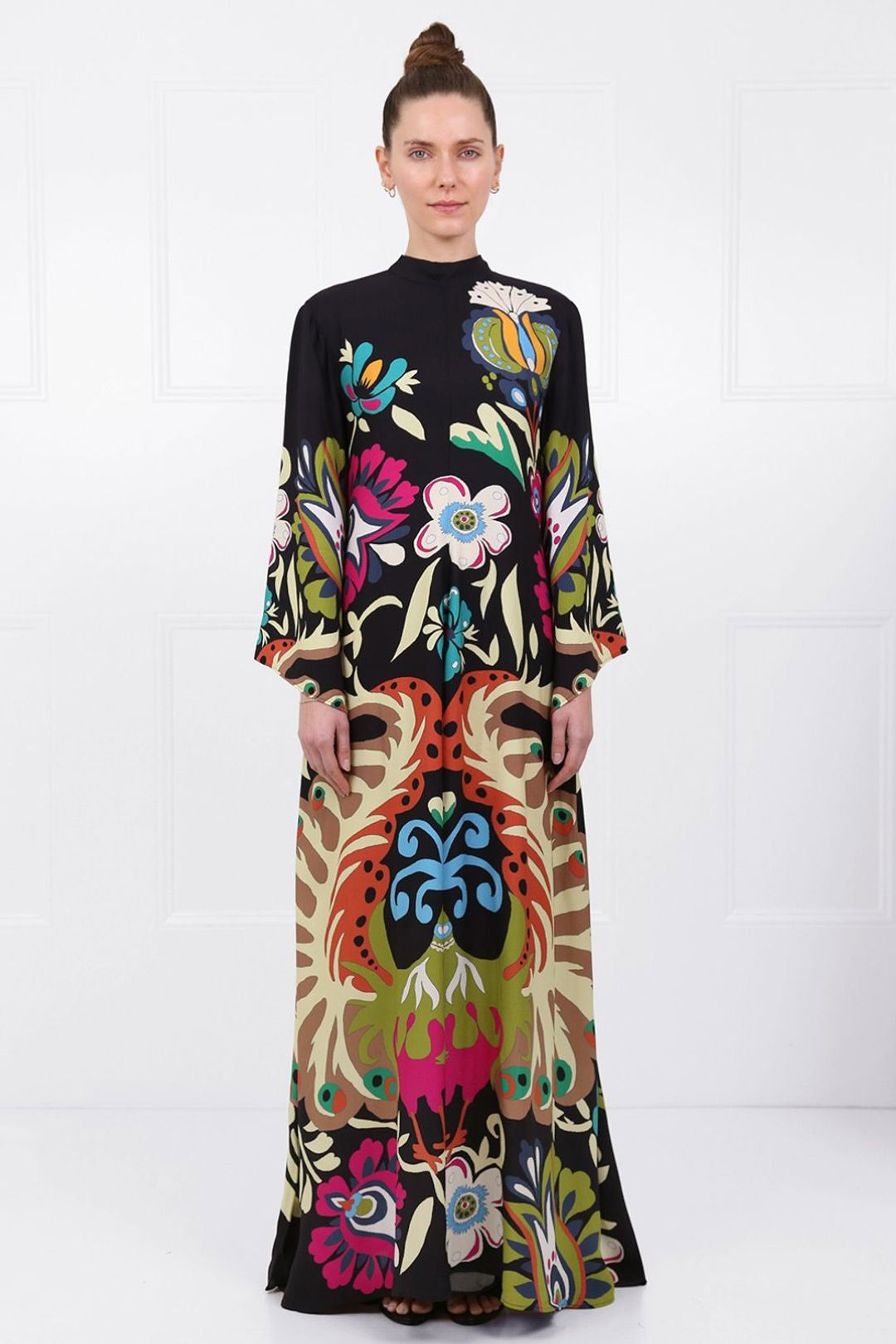 Robe longue Peacock Magnifico multicolore