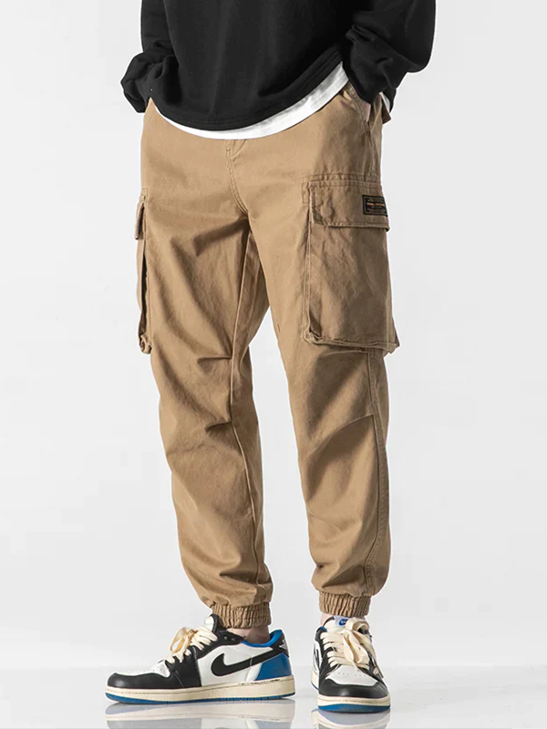 Milo - pantalon cargo noir pour homme
