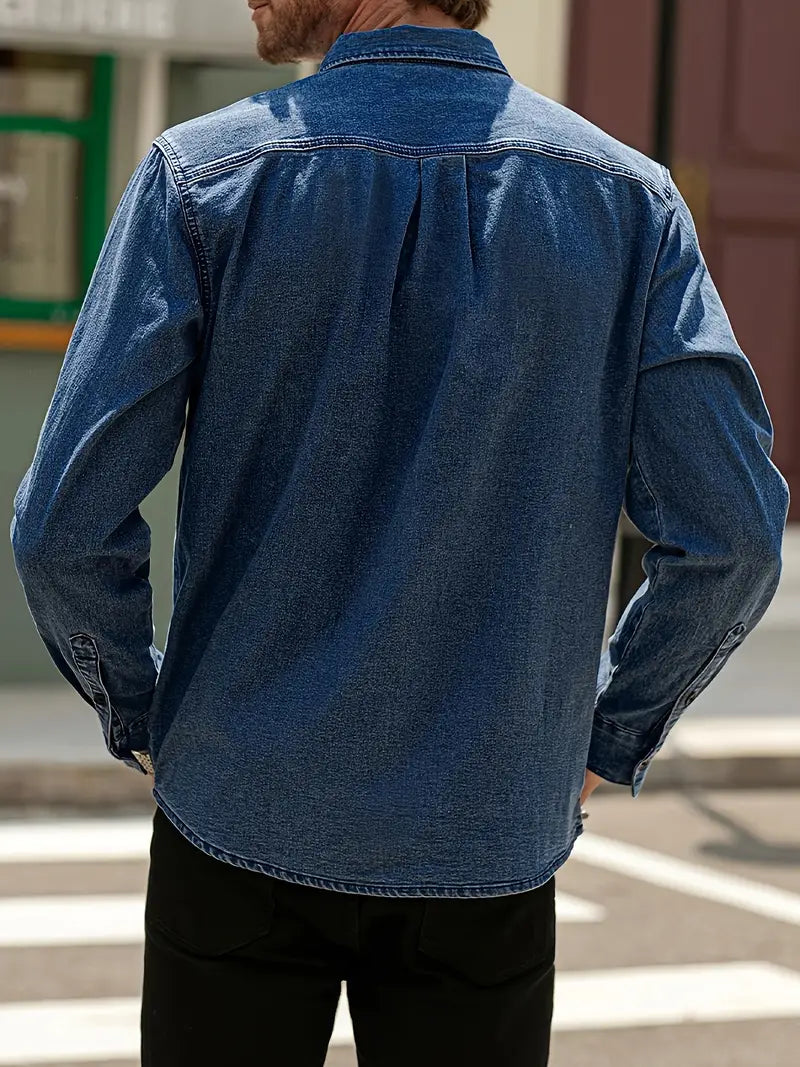 Alexander – chemise en jean à manches longues pour homme