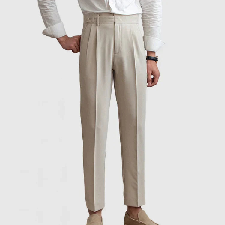 Oscar - pantalon de costume droit taille haute