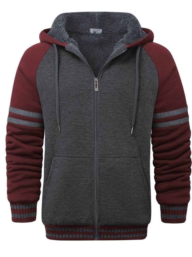 Jason – flauschige jacke mit kapuze