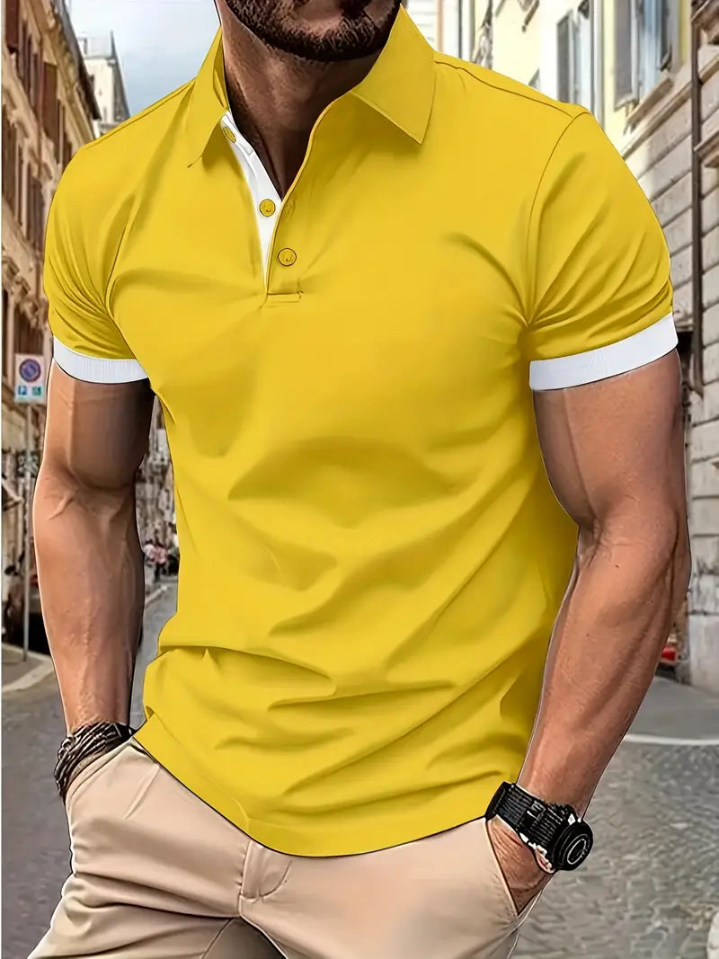 William – chemise colorblock décontractée pour homme