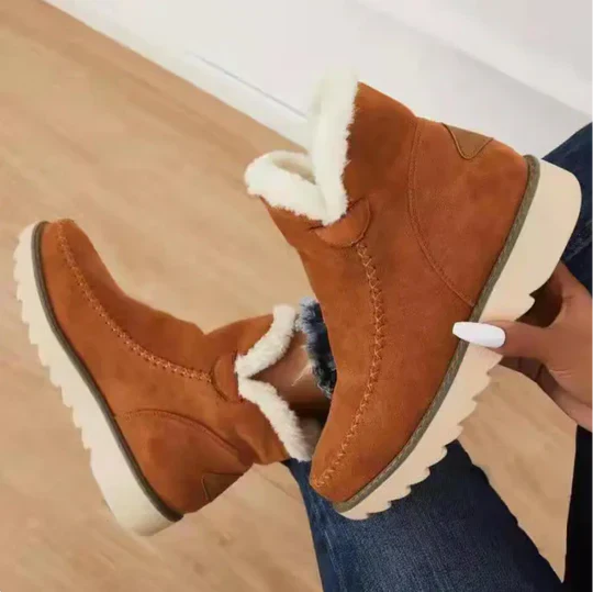 Ionna - bottes pour femmes en peau de mouton moelleuse
